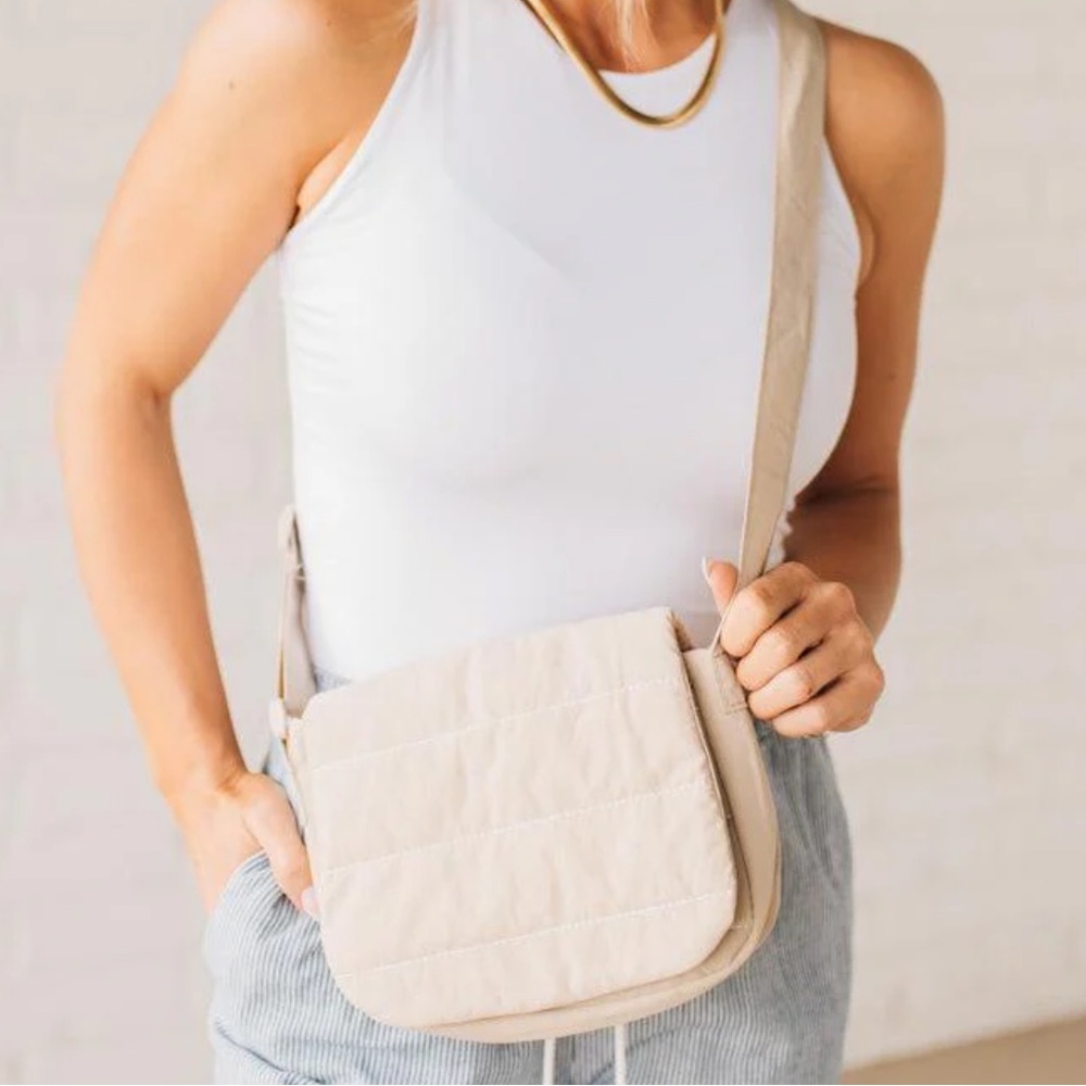 Prew Foldover Quilted Crossbody